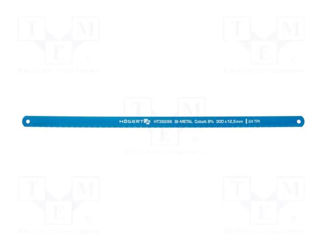 Hacksaw blade-set; tinware,metal; 300mm; 24teeth/inch; 2pcs. HÖGERT TECHNIK HT3S286