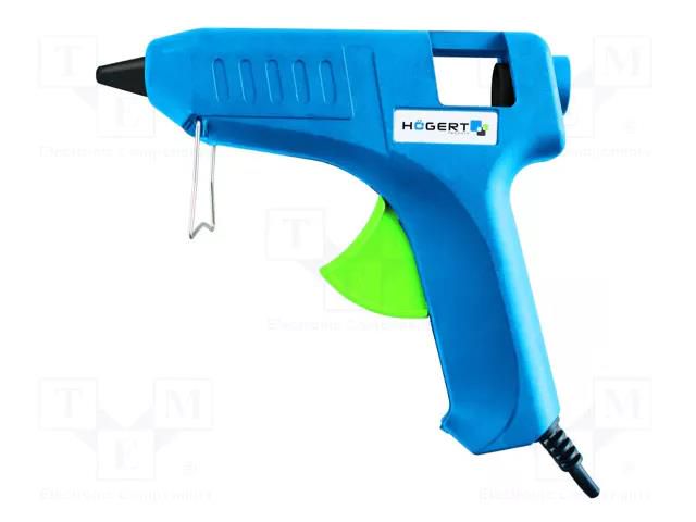 Hot melt glue gun; Ø: 11mm; 78W; 230VAC HÖGERT TECHNIK HT2C108