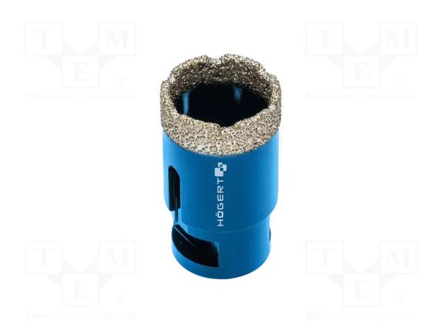 Diamond hole saw; 35mm; ceramics,glaze; M14 HÖGERT TECHNIK HT7D286