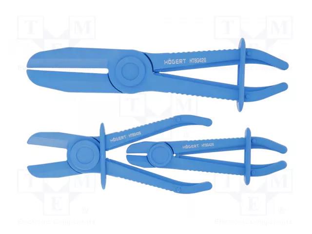 Kit: pliers; locking; 3pcs. HÖGERT TECHNIK HT8G426