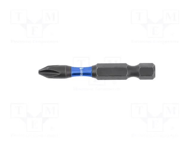 Screwdriver bit; Phillips; PH0; Kind: impact; Overall len: 50mm HÖGERT TECHNIK HT1S150