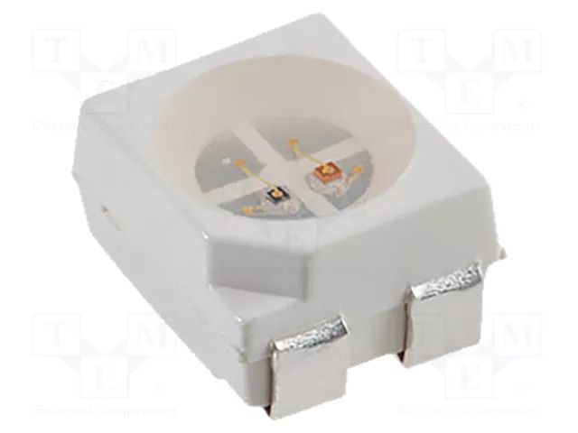 LED; red/green; SMD; PLCC4; 1.9÷2.4VDC; 3.2x2.8mm; 120°; 20mA BIVAR SMTL4-SBC