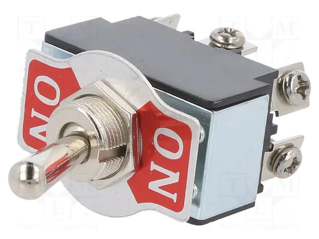 Switch: toggle; Pos: 2; DPDT; ON-ON; 20A/12VDC; Leads: screw; TB/TB2 SWITCH COMPONENTS TB2-2D-DC-4