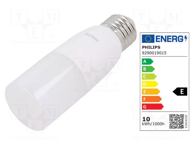 LED lamp; neutral white; E27; 230VAC; 1050lm; P: 9.5W; 240°; 4000K PHILIPS 81453600