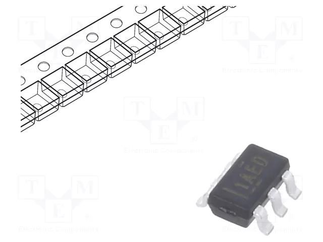 IC: instrumentation amplifier; 210kHz; Ch: 1; SOT23-6; 50V/V; 100uV TEXAS INSTRUMENTS INA181A2IDBVR