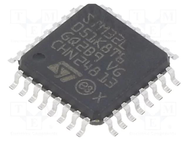 IC: STM32 ARM microcontroller; 32MHz; LQFP32; 1.65÷3.6VDC STMicroelectronics STM32L051K8T6