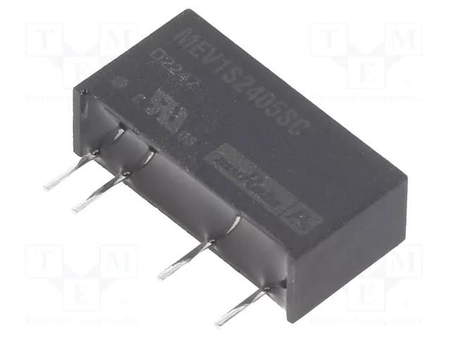 Converter: DC/DC; 1W; Uin: 21.6÷26.4VDC; Uout: 5VDC; Iout: 200mA; SIP Murata Power Solutions MEV1S2405SC