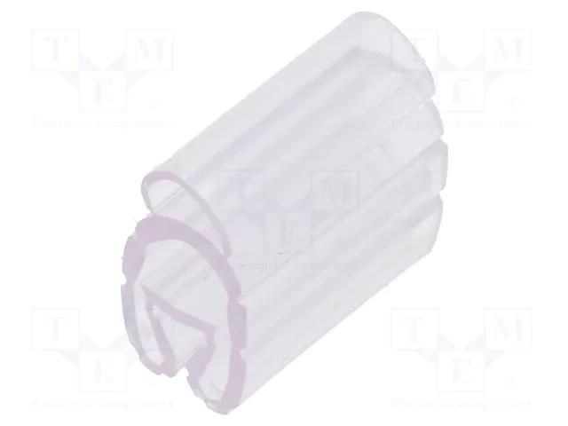 Markers; 4÷10mm; PVC; transparent; -30÷60°C; PT+20; UL94V-0; W: 6mm PARTEX PT+20012A