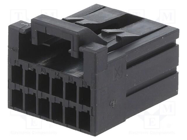 Connector: wire-board; plug; female; PIN: 12; Dynamic D-2100; 5A TE Connectivity 1-1318118-6