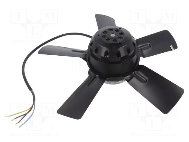 Fan: AC; axial; 230VAC; Ø300x93.5mm; ball; 2650rpm; IP44; black EBM-PAPST A2E300-AA01-01