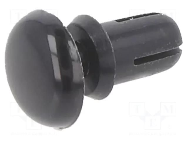 Rivet; polyamide; L.rivet: 5mm; Panel cutout diam: 3.6mm; black DREMEC DR8G4023.5X3.6B