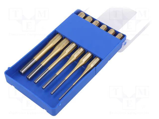 Kit: punches; 6pcs. RENNSTEIG REN.4251500