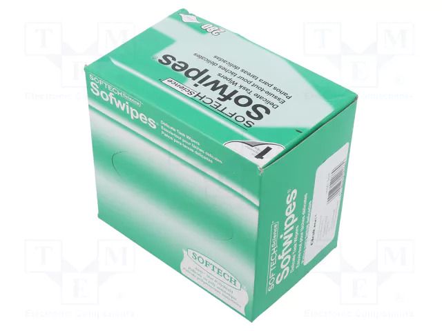 Cleaning cloth: cloth; 280pcs; 110x210mm; cleaning; dust free; dry QOLTEC QOLTEC-54266