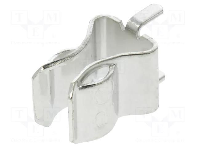 Fuse clips; THT; 6.3x32mm; 30A; Pitch: 7.1mm; silver; 1kVAC; 122 LITTELFUSE 01220088Z