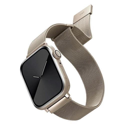Uniq Dante Stainless Steel strap for Apple Watch 1/2/3/4/5/6/7/8/SE/SE2 38/40/41mm - beige, UNIQ 8886463679524 8886463679524
