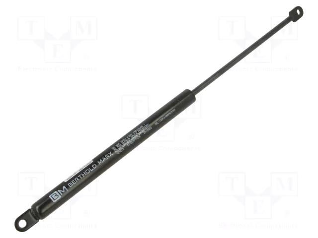 Gas spring; mounting holes; L: 365mm; Øout: 15mm; Piston diam: 6mm PNEUMAT ST-150-50N-D6