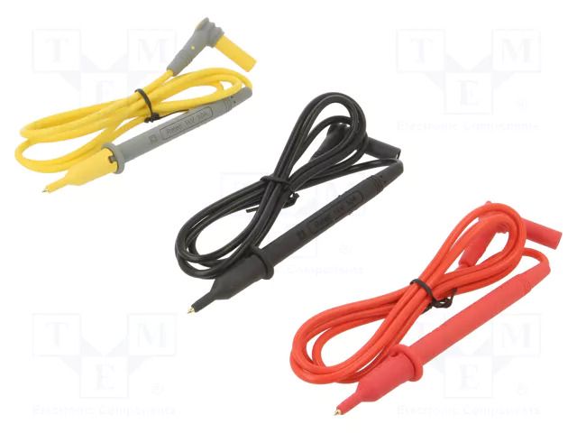 Test lead; Inom: 10A; Len: 1m; banana 4mm plug,test probe BRYMEN PP-BM10A-2