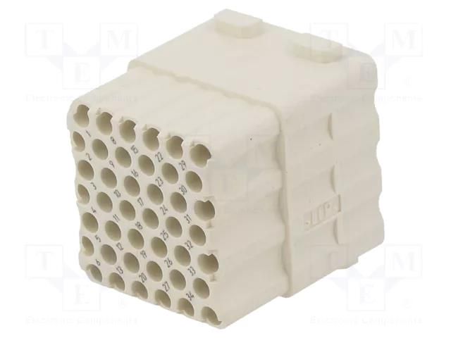 Connector: HDC; module; female; 10A; 150V; Han-Modular®; PIN: 42 HARTING 09140423101