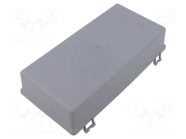Cover; snap-fastener; polypropylene; grey; Kit: cover MTA MTA-0101540