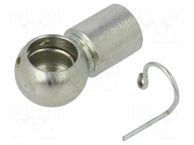 Mounting element for gas spring; zinc plated steel; 10mm PNEUMAT 92215