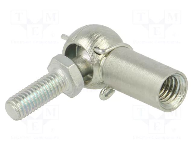 Mounting element for gas spring; zinc plated steel; 8mm PNEUMAT 92220-6-5