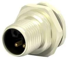 SENSOR CONN, PLUG, M12, 2P+PE, PANEL T4140L12031-000