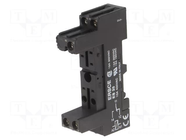 Socket; for DIN rail mounting; 3.5mm; SSR2,SSR9 ELCO SRL ZM-3.5