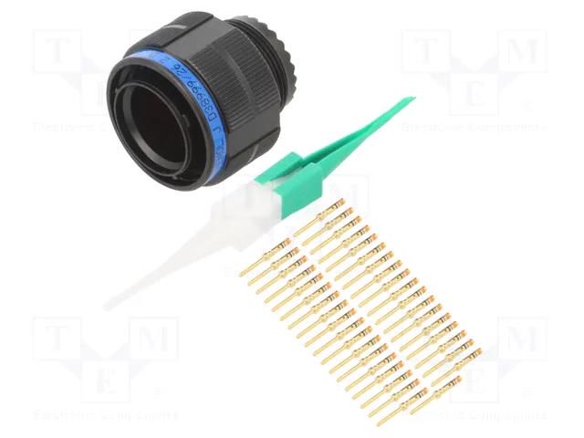 Connector: military; plug; male; PIN: 37; MIL-DTL-38999 Series III AMPHENOL AIR D38999/26ZD35PN