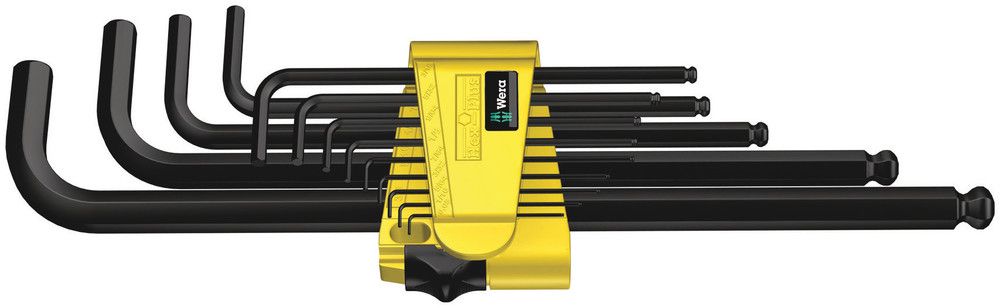 950/13 Hex-Plus Imperial 1 L-key set, Imperial, BlackLaser, 1 x 5/64x100; 1 x 3/32x112; 1 x 7/64x119; 1 x 1/8x126; 1 x 9/64x132; 1 x 5/32x140; 1 x 3/16x160; 1 x 7/32x180; 1 x 0.05x83; 1 x 1/4x190; 1 x 1/16x91; 1 x 5/16x200; 1 x 3/8x212, Wera 05021728001