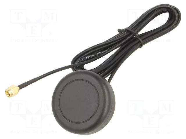 Antenna; ISM,LoRa,RF,SIGFOX,ZigBee; 2.6dBi; screw type; male,SMA 2J Antennas 4715B868300LLSMA