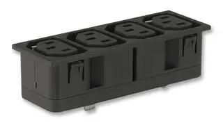 SOCKET, IEC, 4WAY, 1.5MM 4752.4000