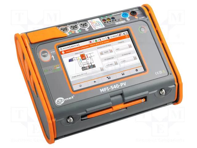 Meter: appliance meter; VAC: 0÷500V; ±(2%+3digit); IP51 SONEL MPI-540-PV-SOLAR