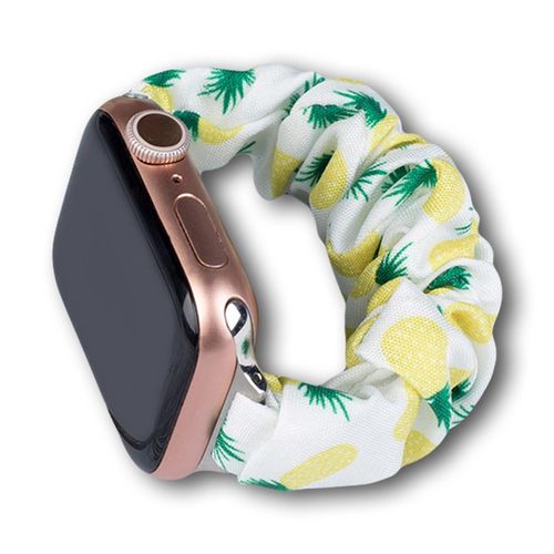 Fabric band for Apple Watch 38 / 40 / 41 mm strap bracelet rubber band - pineapple, Hurtel 5907769344442 5907769344442