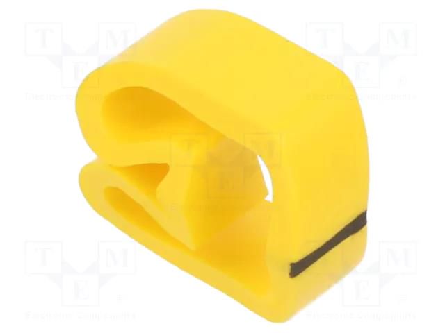 Markers; Marking: -; 8÷16mm; PVC; yellow; -30÷60°C; leaded; PA-3 PARTEX PA-30006AV40.-