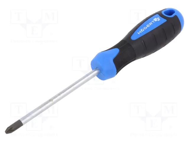 Screwdriver; Pozidriv®; PZ2; 100mm HÖGERT TECHNIK HT1S042