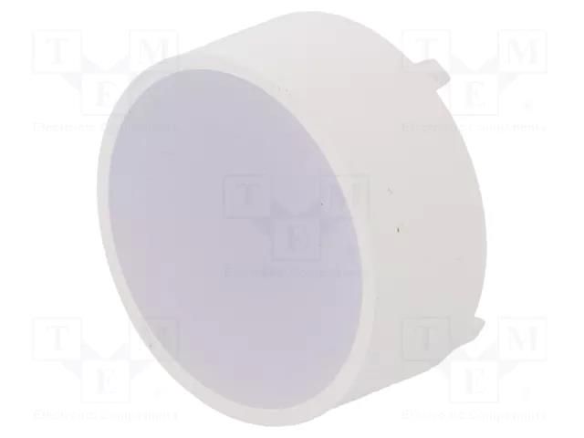 LED; green; 20mm; 400÷500mcd; 120°; Front: flat; anode; round; THT OPTOSUPPLY OSXD2201-AGA
