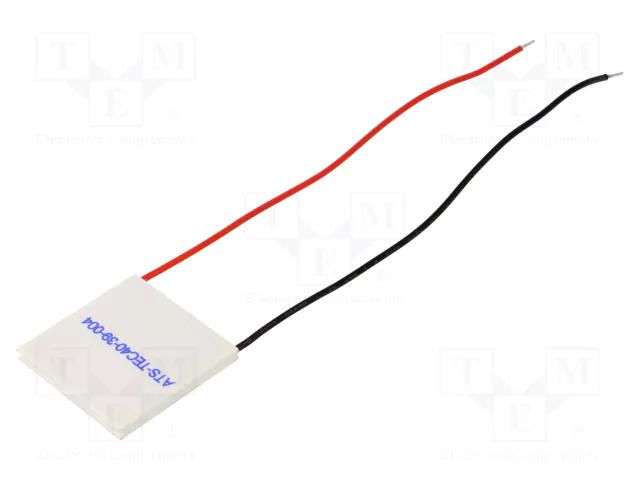 Module: Peltier; 15.4V; 6A; 40x40x3.9mm; 53W; ceramics; 20AWG; 68°C Advanced Thermal Solutions ATS-TEC40-39-004