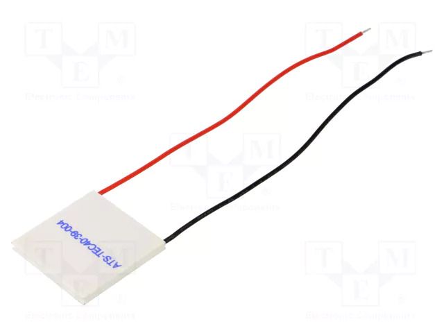 Module: Peltier; 15.4V; 6A; 40x40x3.9mm; 53W; ceramics; 20AWG; 68°C Advanced Thermal Solutions ATS-TEC40-39-004