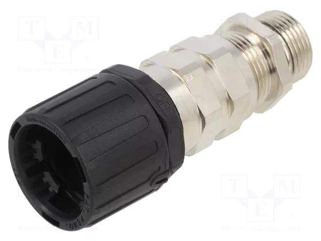 Straight terminal connector; polyamide; HelaGuard; -50÷135°C HELLERMANNTYTON HG21-SCG-M20-PA66