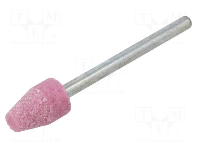 Grindingstone; Ø: 8mm; Ø: 3mm; aluminium oxide; Mounting: rod 3mm PG PROFESSIONAL PG-MC.002