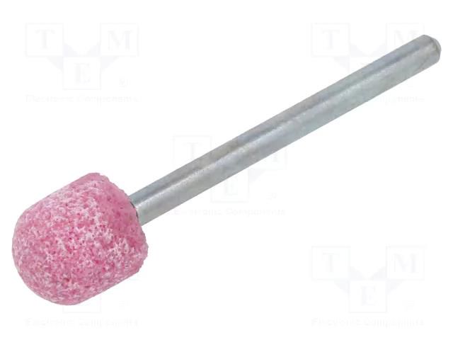 Grindingstone; Ø: 10mm; Ø: 3mm; aluminium oxide; Mounting: rod 3mm PG PROFESSIONAL PG-MI.001