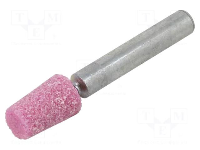 Grindingstone; Ø: 10mm; Ø: 6mm; aluminium oxide; Mounting: rod 6mm PG PROFESSIONAL PG-MN.003