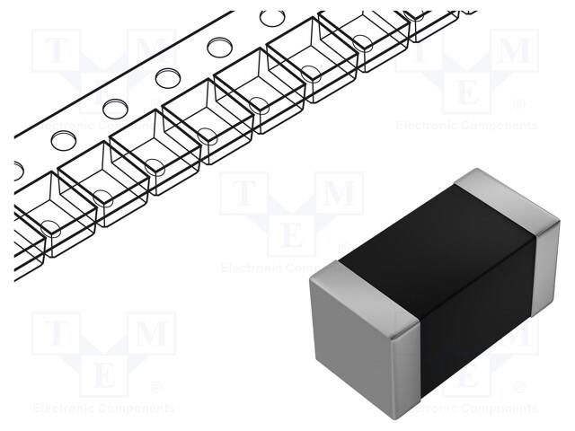 Varistor: multilayer; SMD; 1206; 2.5VAC; 3.5VDC; 100A; 7V LITTELFUSE V3.5MLA1206NH