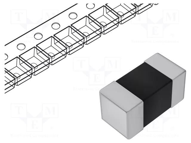 Varistor: multilayer; SMD; 0402; 4VAC; 5.5VDC; 20A; 21.5V LITTELFUSE V5.5MLA0402LNR