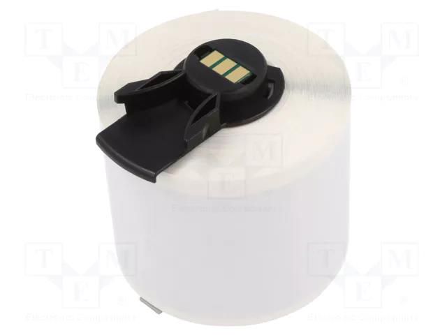 Label; 12.7mm; white; Character colour: black; H: 25.4mm BRADY BRADY-011181