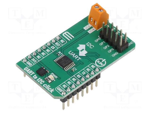 Click board; prototype board; Comp: SC18IM704; adapter; 3.3VDC MIKROE MIKROE-5508