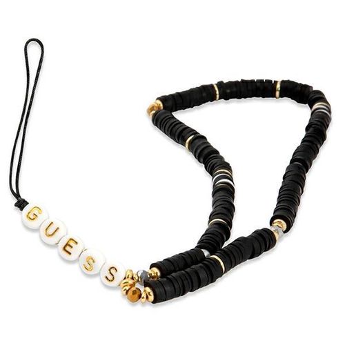 Guess pendant GUSTPEARK Phone Strap black/black Heishi Beads, Guess 3666339048310 3666339048310