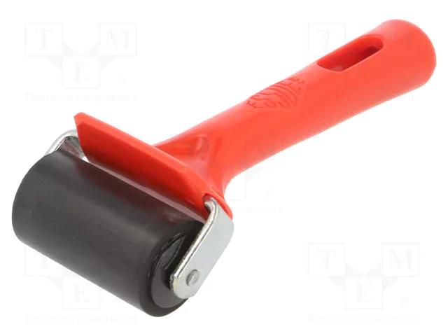 Tool: pressure roller; W: 50mm; soft; rubber; Ø: 36mm IPT ROLLER-50/RD