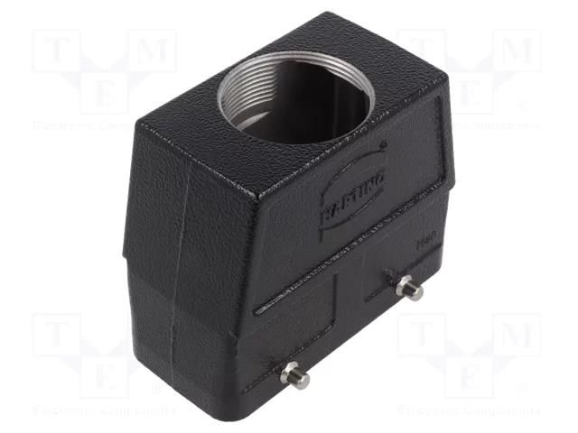 Enclosure for connectors: HDC; size 16B; for cable; Han® M; high HARTING 19370160428