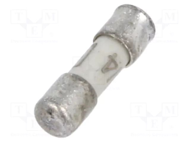 Fuse: fuse; 750mA; 125VAC; 125VDC; time-lag; ceramic,cylindrical SCHURTER 7010.9960.63